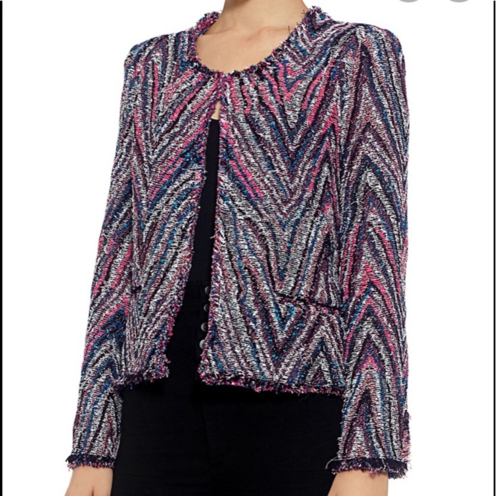 ❌ IRO multicoloured tweed jacket